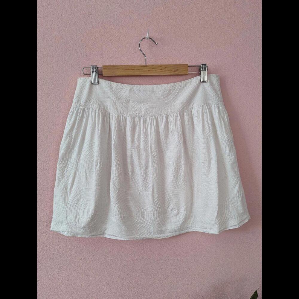 White GAP Skirt With Pockets